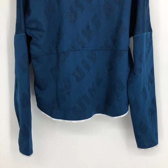 Nike Air blue midlayer DriFit crew long sleeve running  top size M - Picture 12 of 16